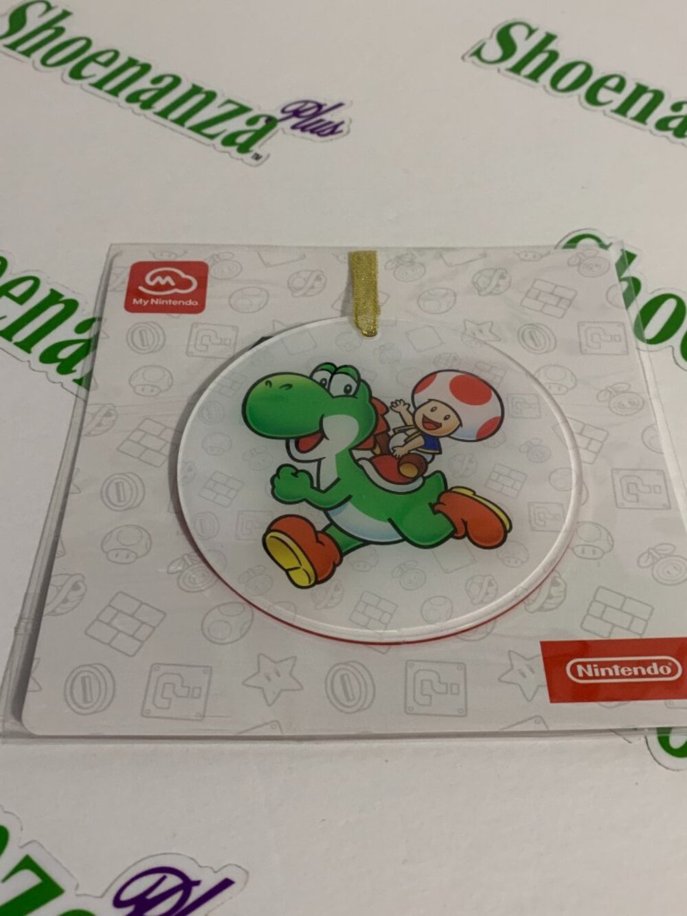 My Nintendo Rewards Super Mario Yoshi Toad Christmas Holiday Ornament